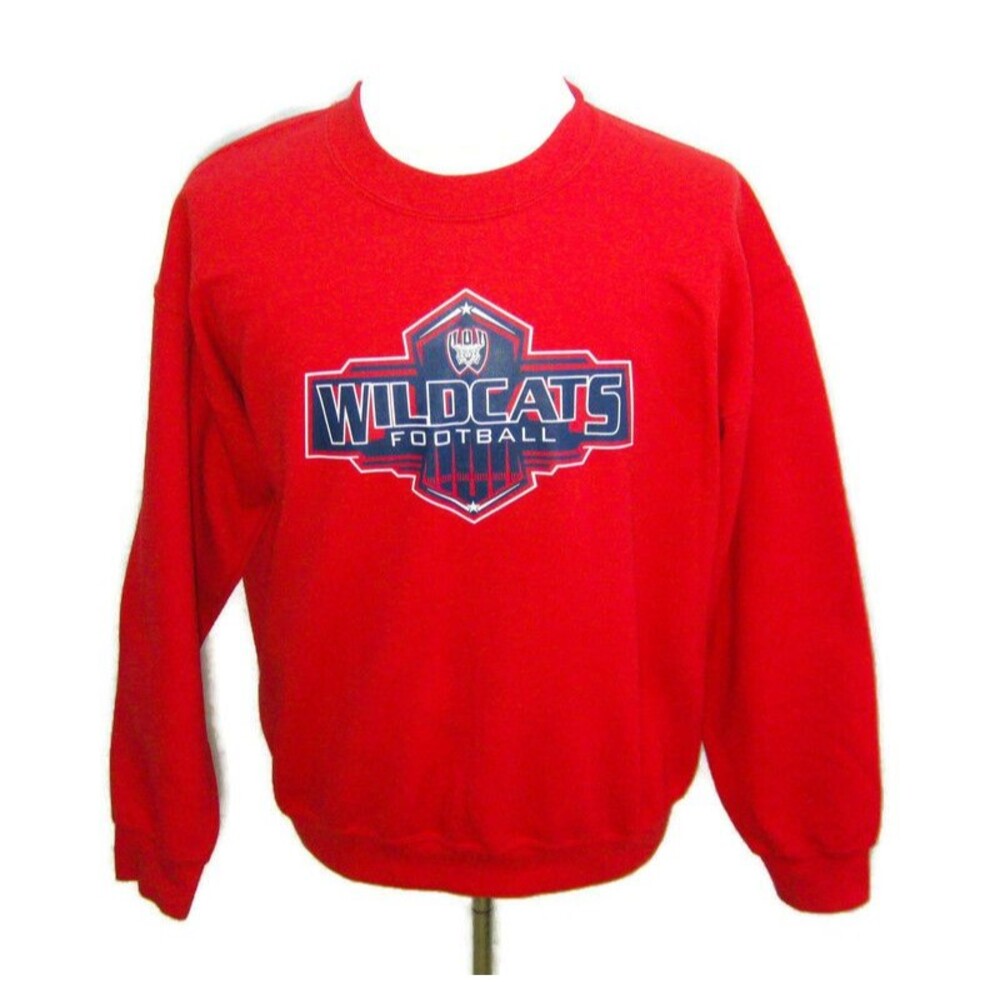 ARIZONA WILDCATS Men's (Size Large) Red Vintage 90's Graphic Sweatshirt Football